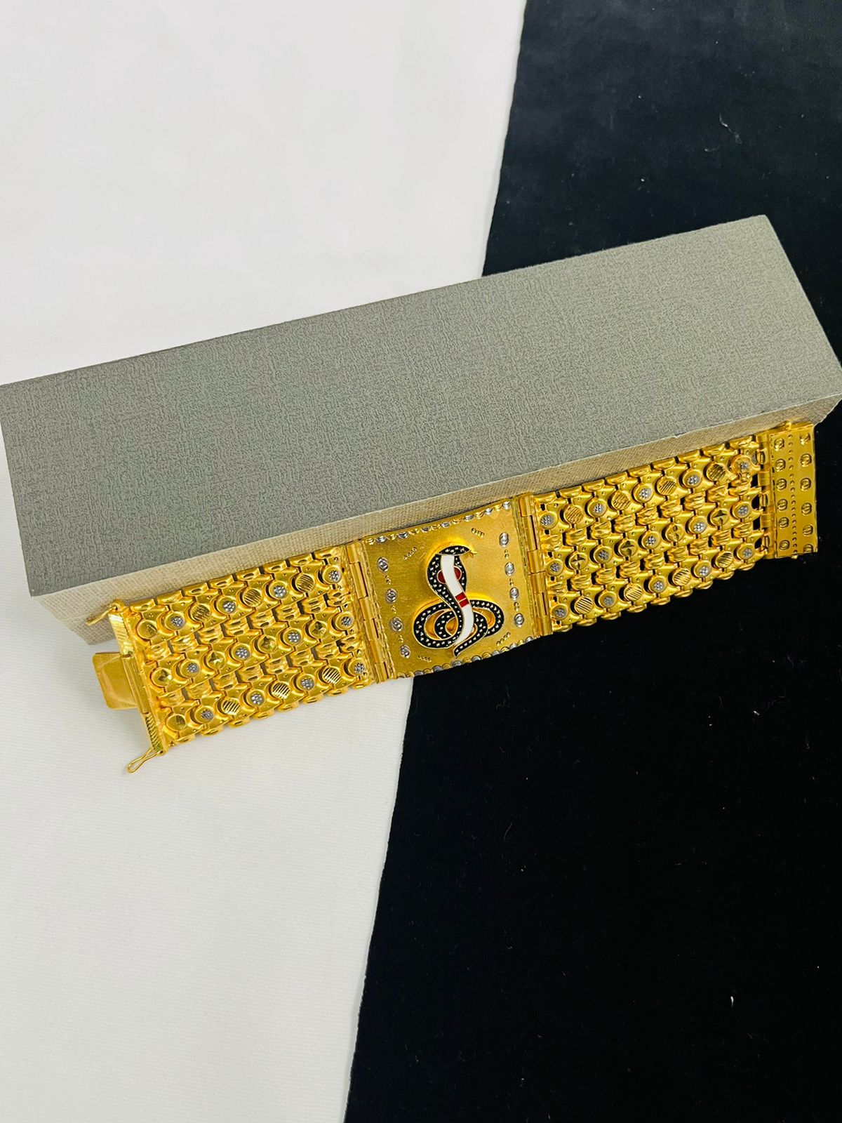 3 LINE GOGA BAHUBALI BRACELET FOR MEN DESIGN A26