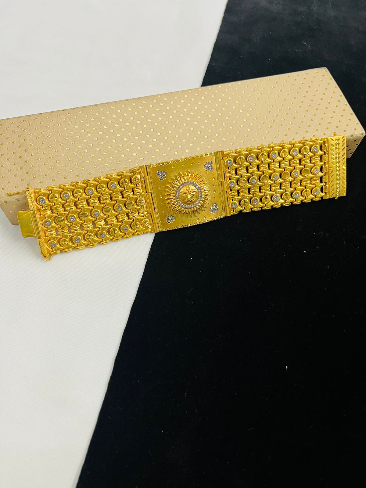 3 LINE SURYA BAHUBALI BRACELET FOR MEN DESIGN A27