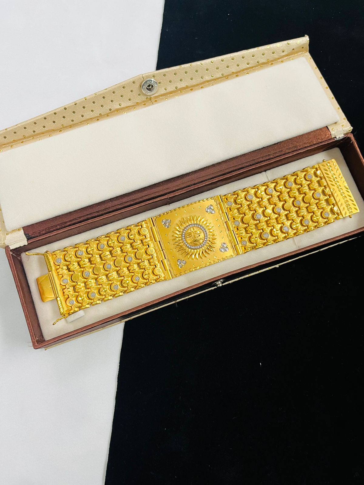 3 LINE SURYA BAHUBALI BRACELET FOR MEN DESIGN A27