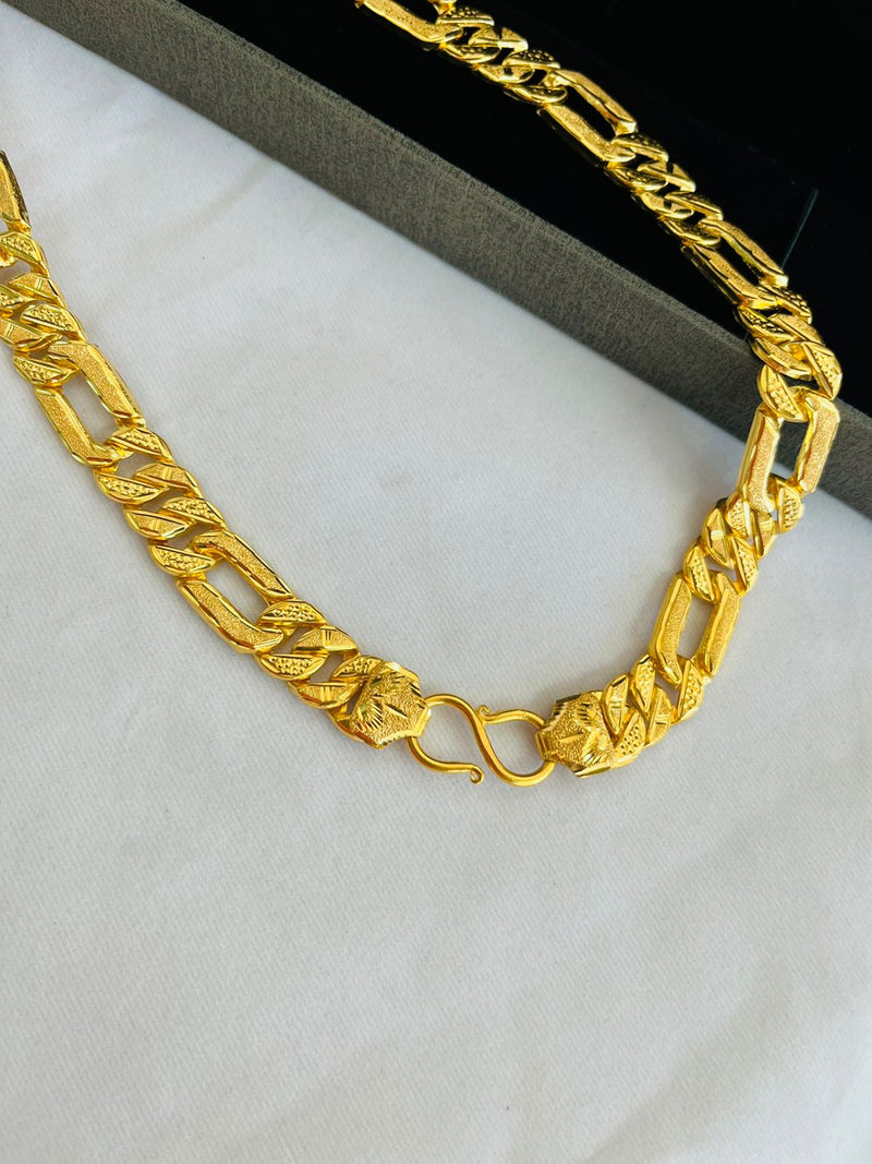 1 GRAM GOLD  FORMING POKAL CHAIN FOR MEN DESIGN CH-A27
