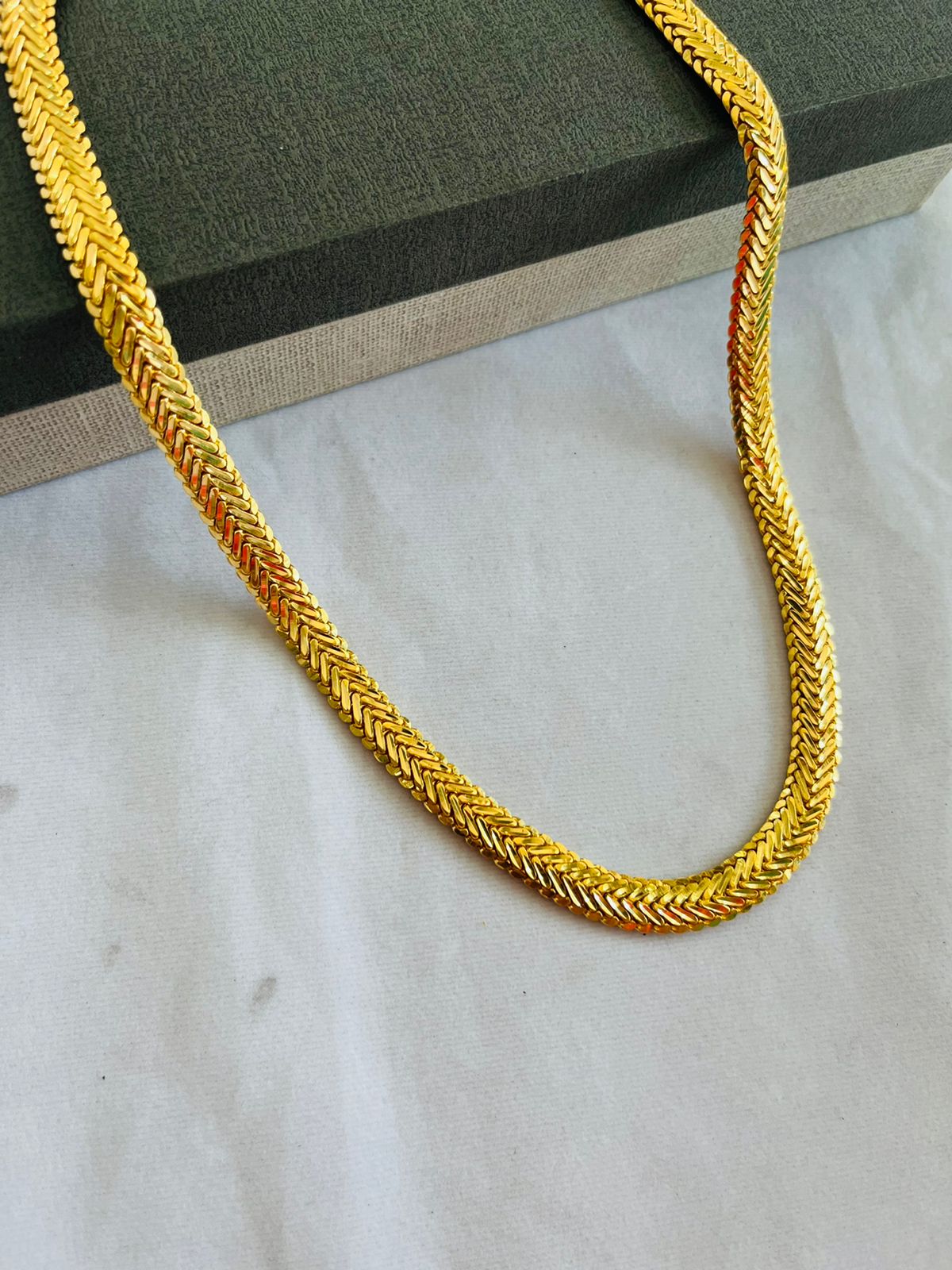 1 GRAM GOLD FORMING CHAIN FOR MEN DESIGN A-36