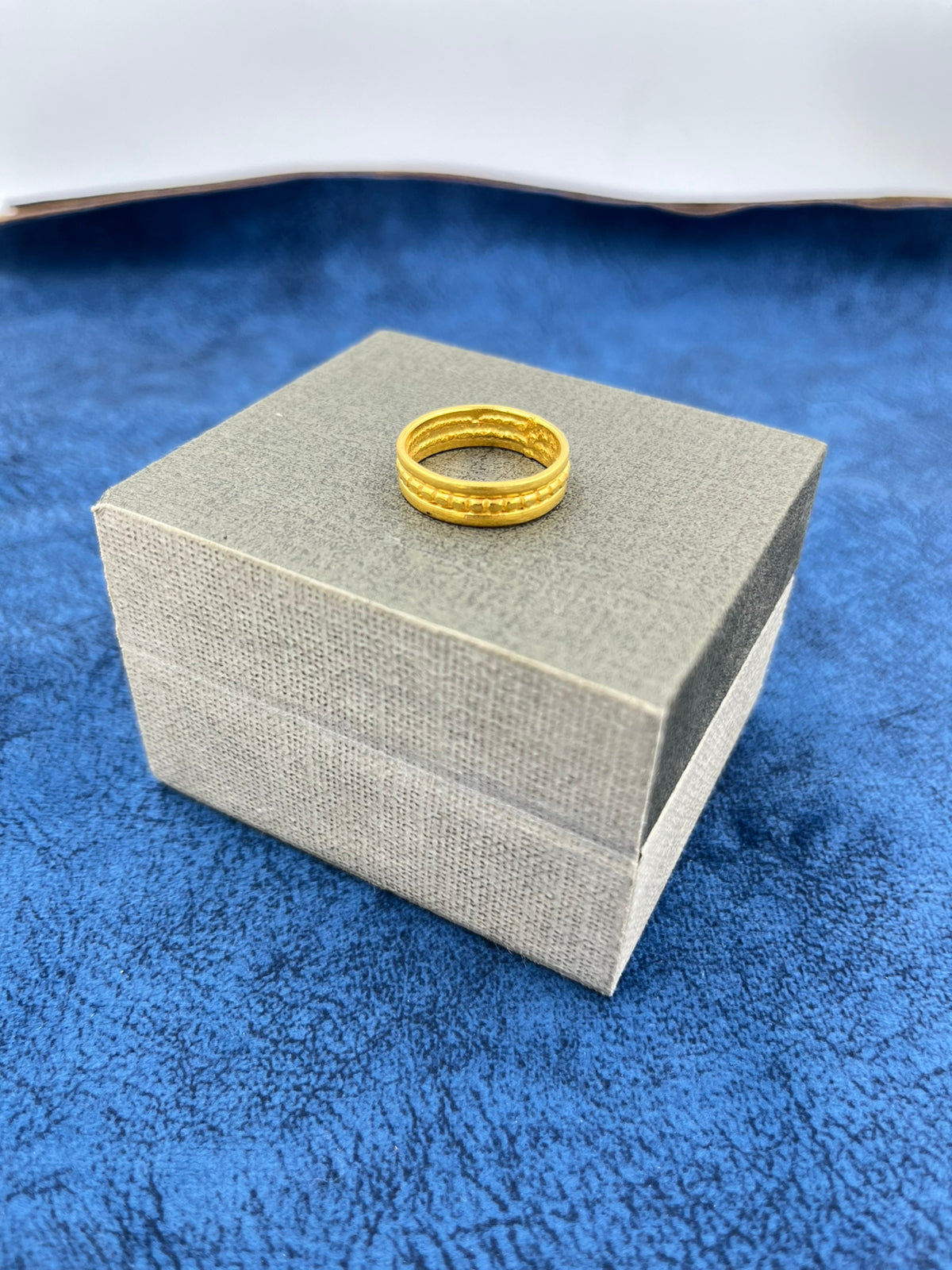 1 GRAM GOLD FORMING BOND FINGER RING FOR MEN DESIGN A-2