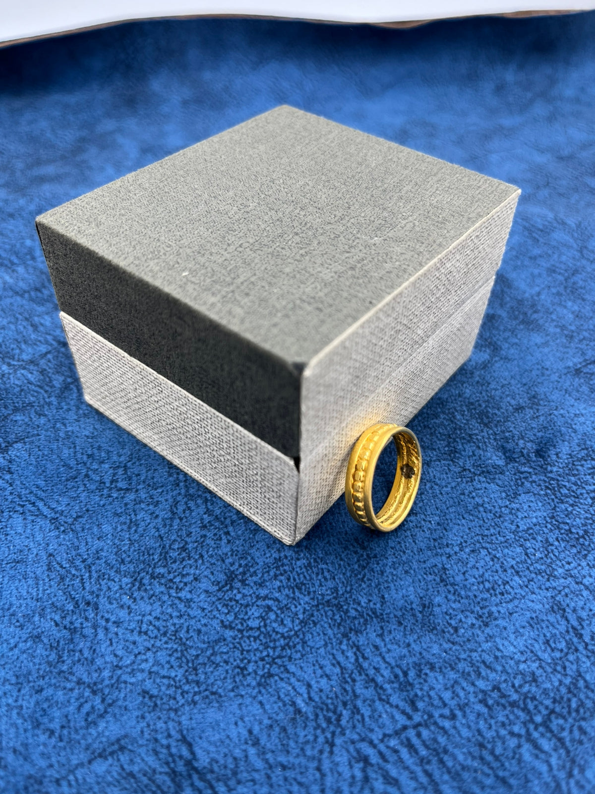 1 GRAM GOLD FORMING BOND FINGER RING FOR MEN DESIGN A-2