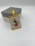 1 GRAM GOLD FORMING MOGAL MAA PENDANT FOR MEN DESIGN A-75