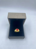 1 GRAM GOLD FORMING MANGAL STONE RING FOR MEN DESIGN A-29