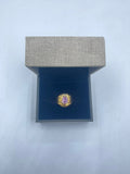 1 GRAM GOLD FORMING PINK DIAMOND RING FOR MEN DESIGN A-34