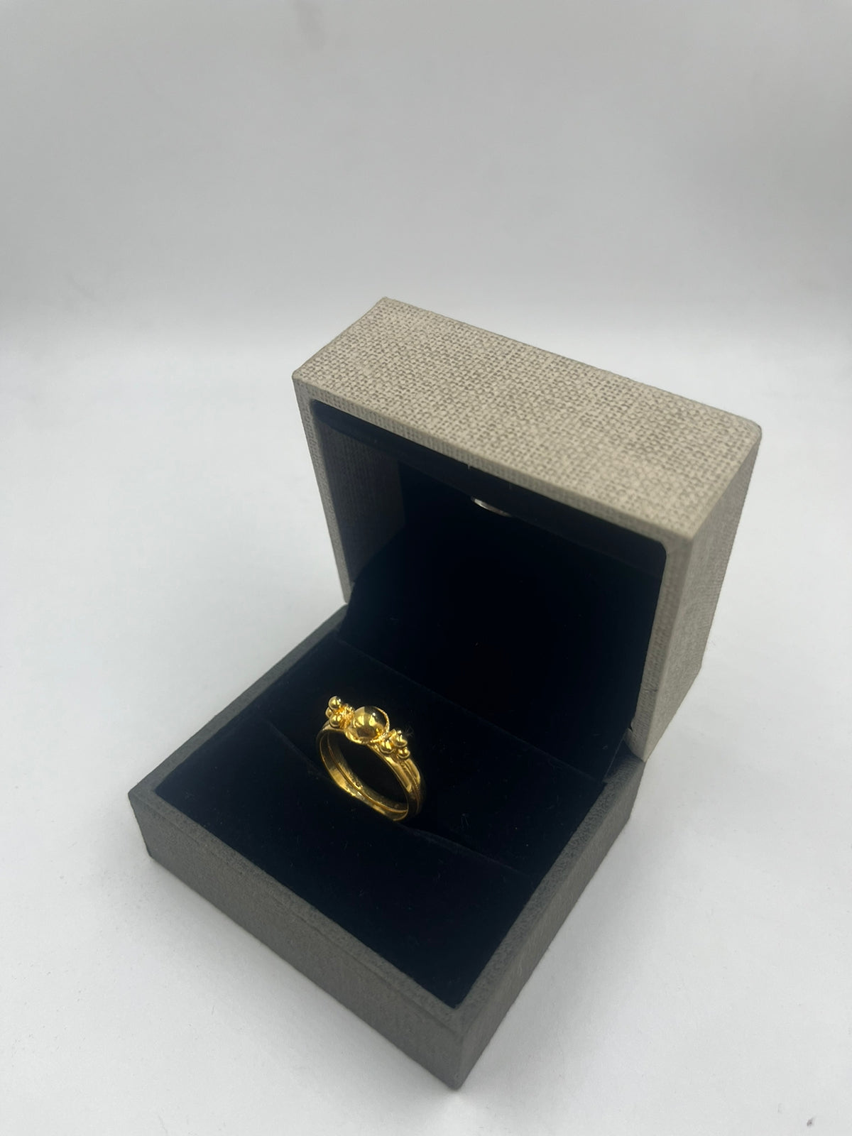 1 GRAM GOLD PLATING ROUND DANA RING FOR MEN DESIGN A-107