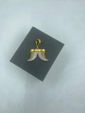 1 GRAM GOLD PLATING 2 LINE NAIL PENDANT FOR MEN DESIGN A-3