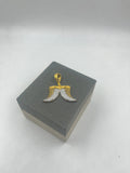 1 GRAM GOLD PLATING 2 LINE NAIL PENDANT FOR MEN DESIGN A-3