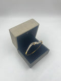 1 GRAM GOLD PLATED WITH DIAMOND DELICATE KADA FOR WOMEN DESIGN A-1