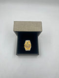 1 GRAM GOLD PLATING GANPATI RING FOR MEN DESIGN A-113