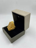 1 GRAM GOLD PLATING RAJWADI NAZRANA RING FOR MEN DESIGN A-239