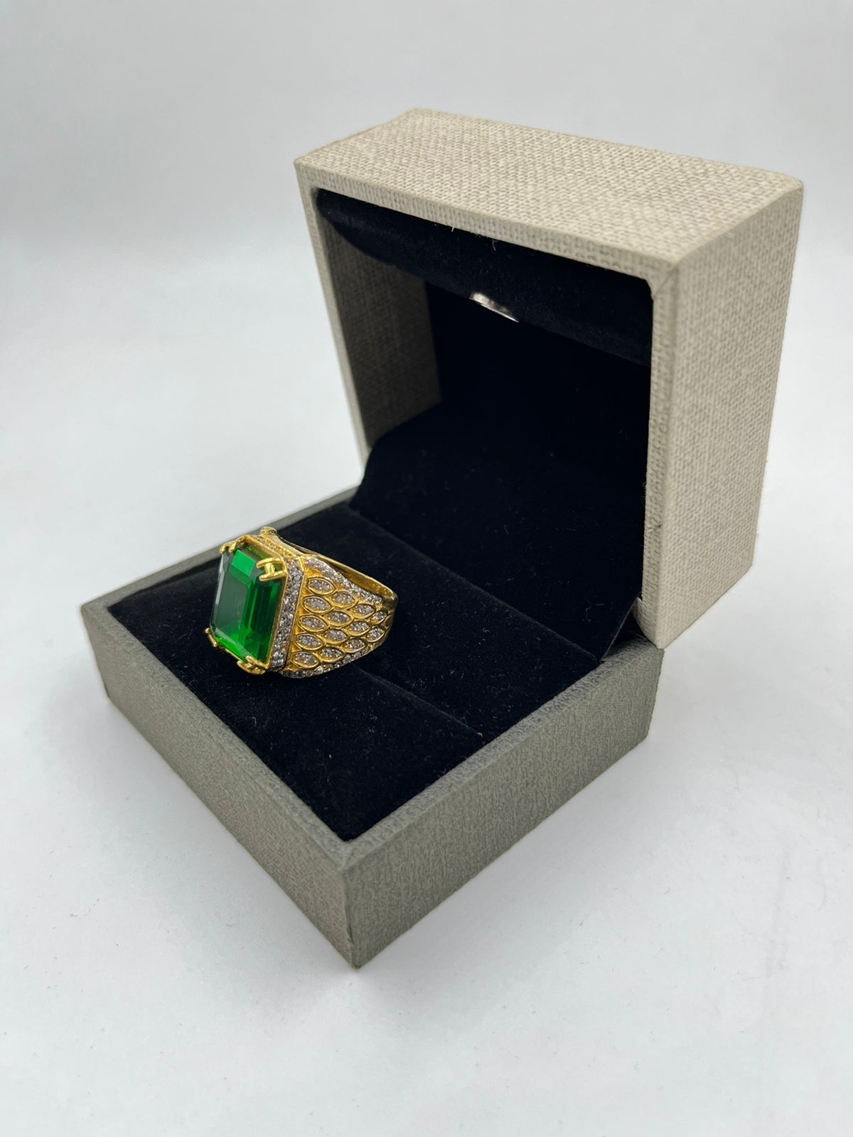 1 GRAM GOLD PLATING DIAMOND RING FOR MEN DESIGN A-259