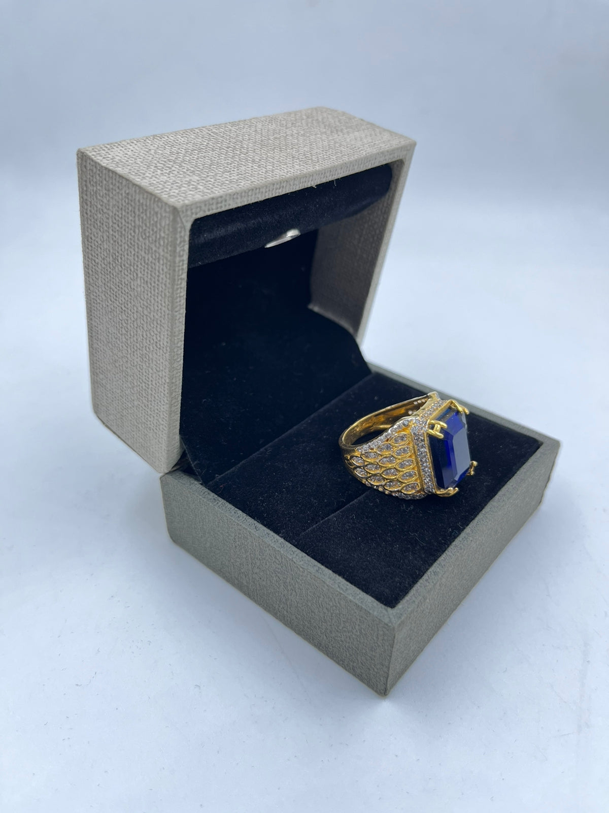 1 GRAM GOLD PLATING DIAMOND RING FOR MEN DESIGN A-261