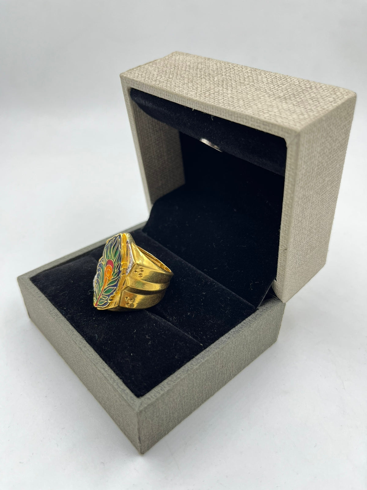 1 GRAM GOLD PLATING MORPINCH RING FOR MEN DESIGN A-262
