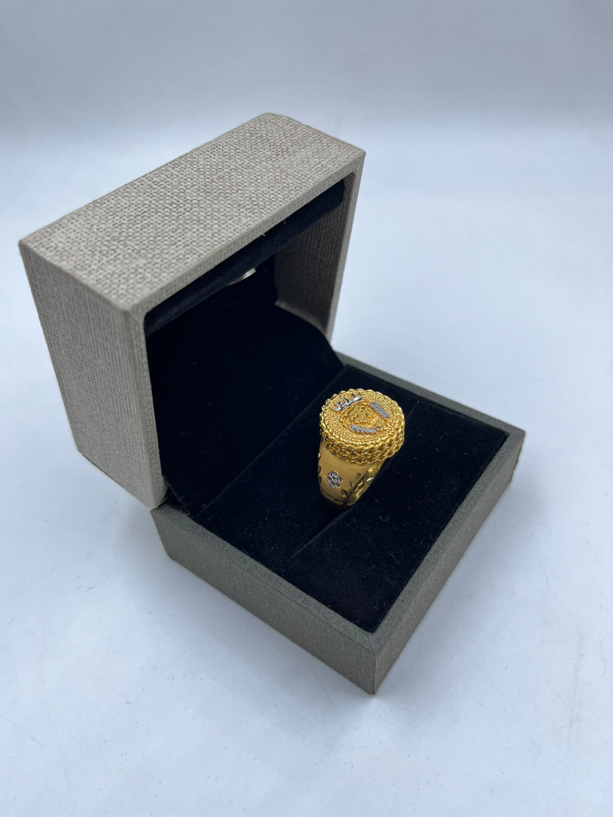 1 GRAM GOLD PLATING LION RING FOR MEN DESIGN A-266