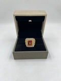 1 GRAM GOLD PLATING TRISHUL,MAA RING FOR MEN DESIGN A-267