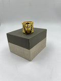 1 GRAM GOLD PLATING RAJWADI LION RING FOR MEN DESIGN A-278