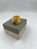 1 GRAM GOLD PLATING RAJWADI LION RING FOR MEN DESIGN A-278