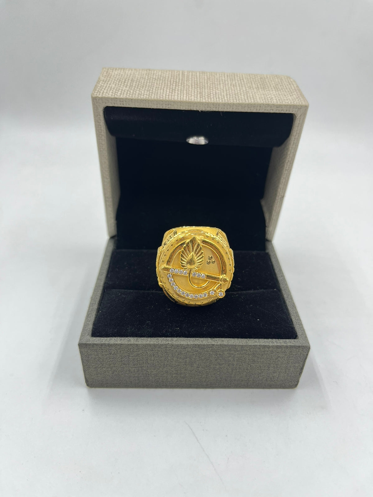 1 GRAM GOLD PLATING MORPINCH RING FOR MEN DESIGN A-314