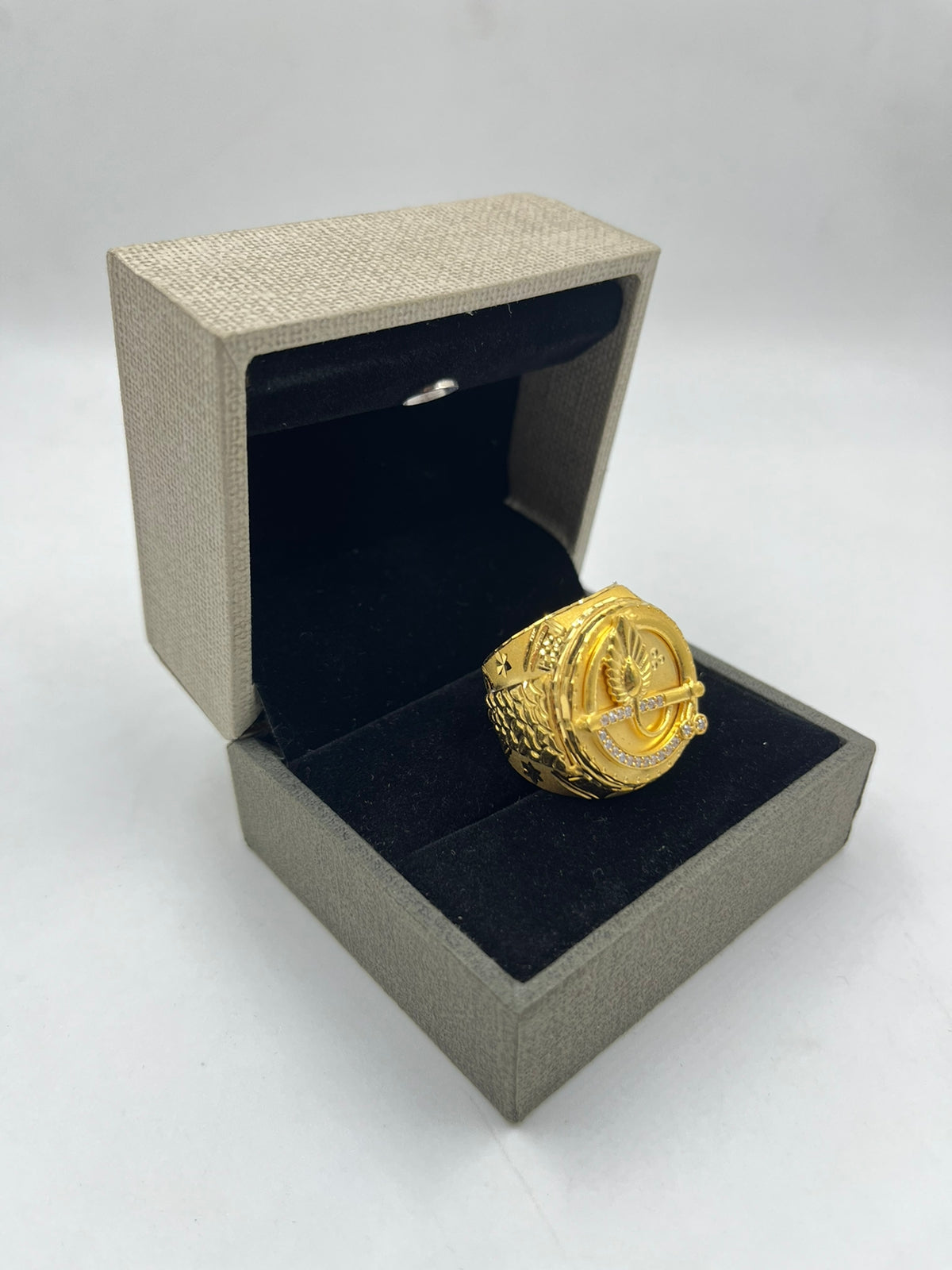 1 GRAM GOLD PLATING MORPINCH RING FOR MEN DESIGN A-314
