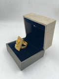 1 GRAM GOLD PLATING MUDRA RING FOR MEN DESIGN A-329