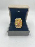 1 GRAM GOLD PLATING SHREENATHJI RING FOR MEN DESIGN A-331