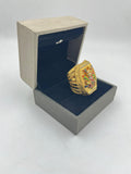 1 GRAM GOLD PLATING SHREENATHJI RING FOR MEN DESIGN A-331