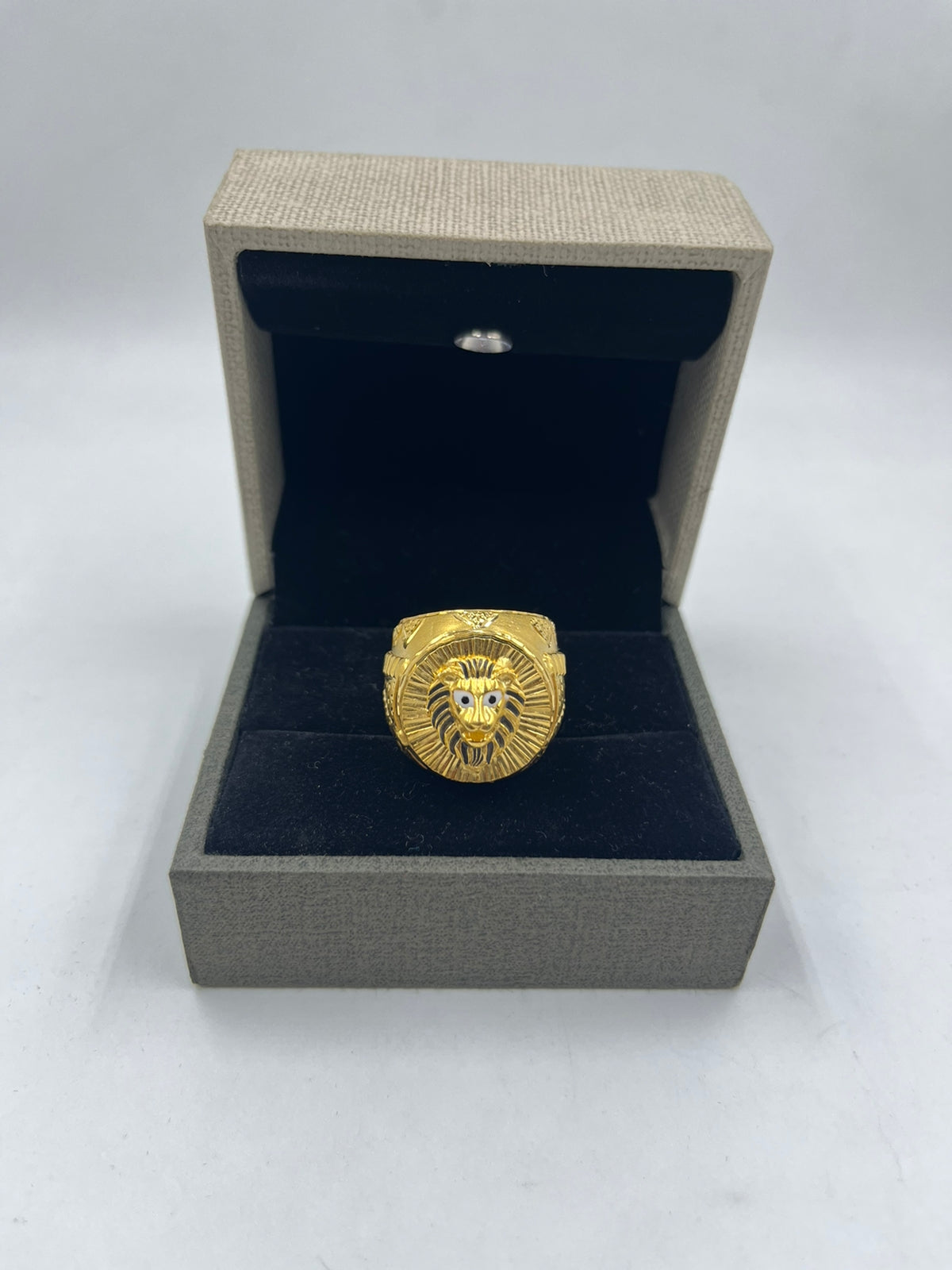 1 GRAM GOLD PLATING LION FACE RING FOR MEN DESIGN A-343