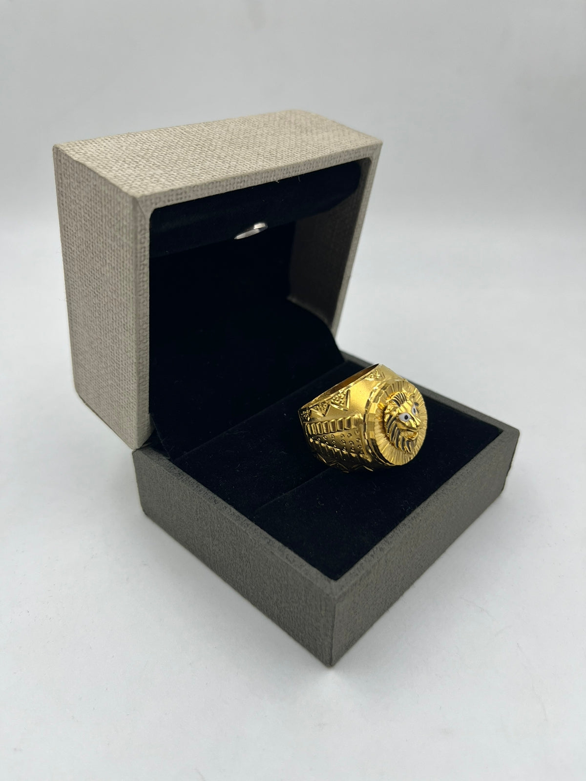 1 GRAM GOLD PLATING LION FACE RING FOR MEN DESIGN A-343