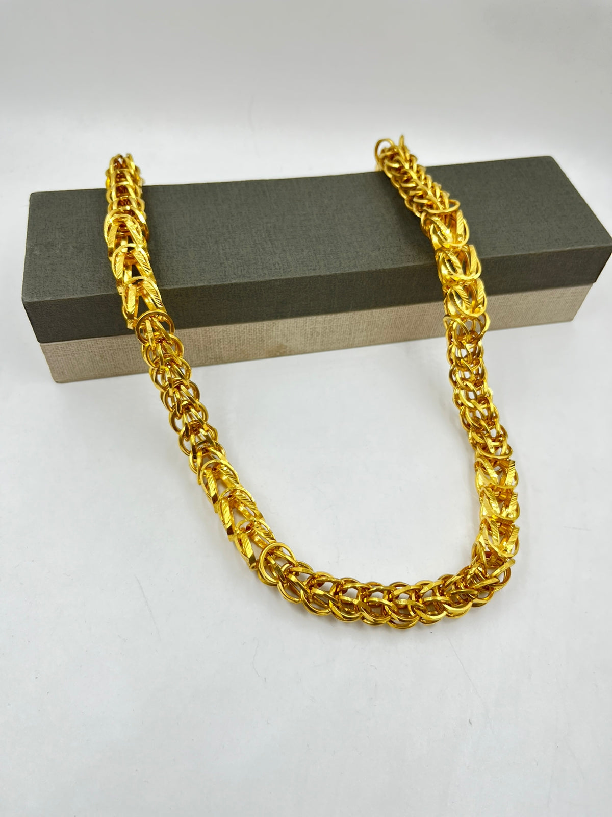 પુરુષો માટે ૧ ગ્રામ ગોલ્ડ પ્લેટિંગ ગોપ ચેઇન ડિઝાઇન A-200
