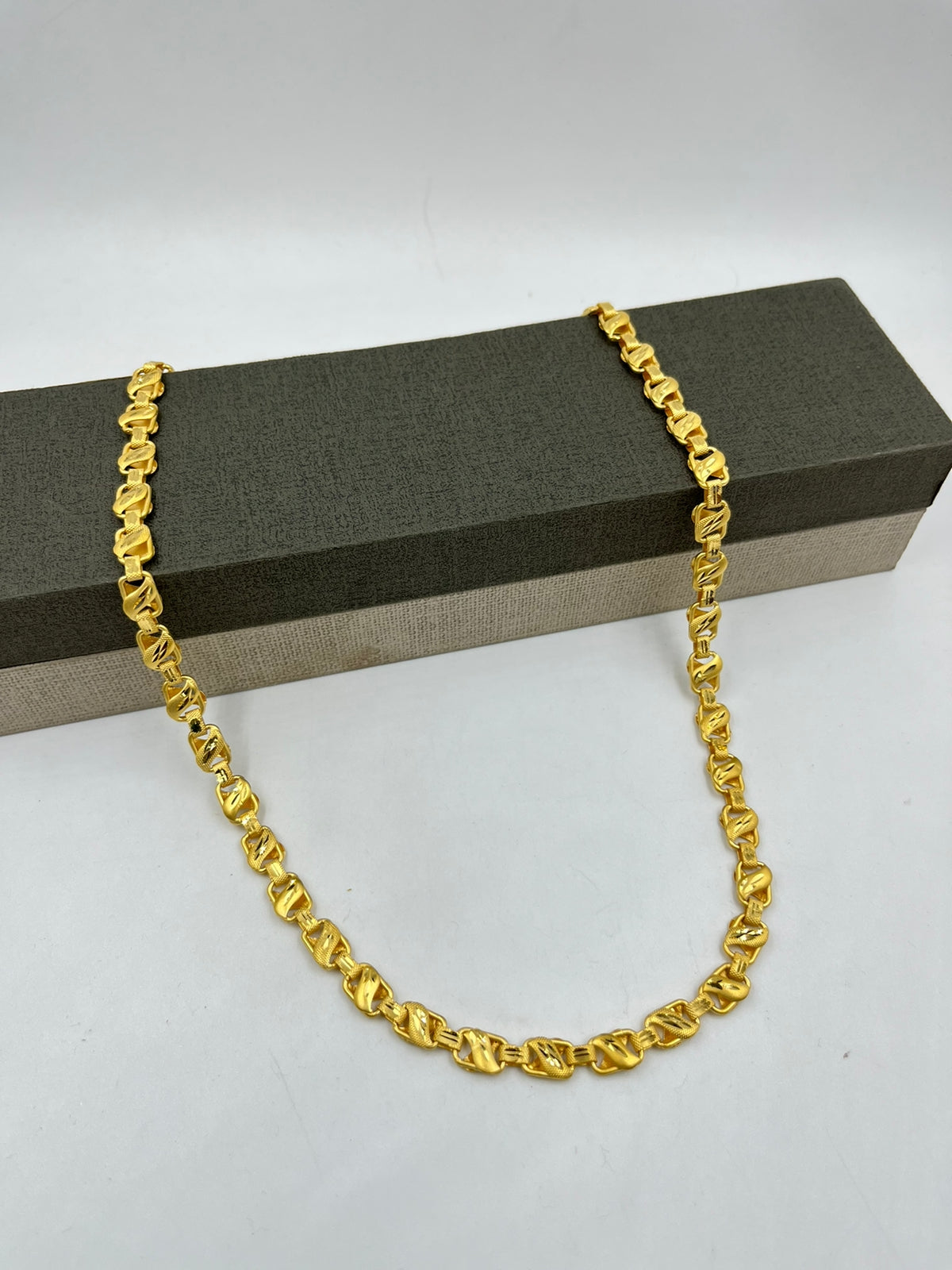 1 GRAM GOLD PLATING CHAIN FOR MEN DESIGN A-213