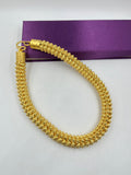 1 GRAM GOLD PLATING RAJWADI FLOWER CHAIN FOR MENE DESIGN A-222