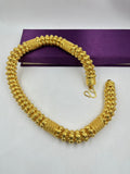 1 GRAM GOLD PLATING RAJWADI FLOWER CHAIN FOR MEN DESIGN A-230