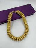 1 GRAM GOLD PLATING RAJWADI GOP CHAIN FOR MEN DESIGN A-220