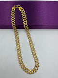 1 GRAM GOLD PLATING DIAMOND CHAIN FOR MEN DESIGN A-234