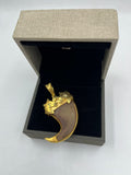 1 GRAM GOLD PLATING HOURSE NAIL PENDANT FOR MEN DESIGN A-16
