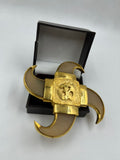 1 GRAM GOLD PLATING 4 NAIL WITH OM PENDANT FOR MEN DESIGN A-22