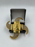 1 GRAM GOLD PLATING 4 NAIL WITH HOURSE PENDANT FOR MEN DESIGN A-23
