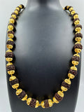 1 GRAM GOLD PLATING RUDRAKSHA MALA FOR MEN DESIGN A-25
