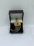 1 GRAM GOLD PLATING DIAMOND NAIL PENDANT FOR MEN DESIGN A-48