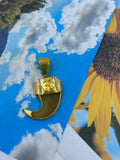 1 GRAM GOLD PLATING OM NAIL PENDANT FOR MEN DESIGN A-45