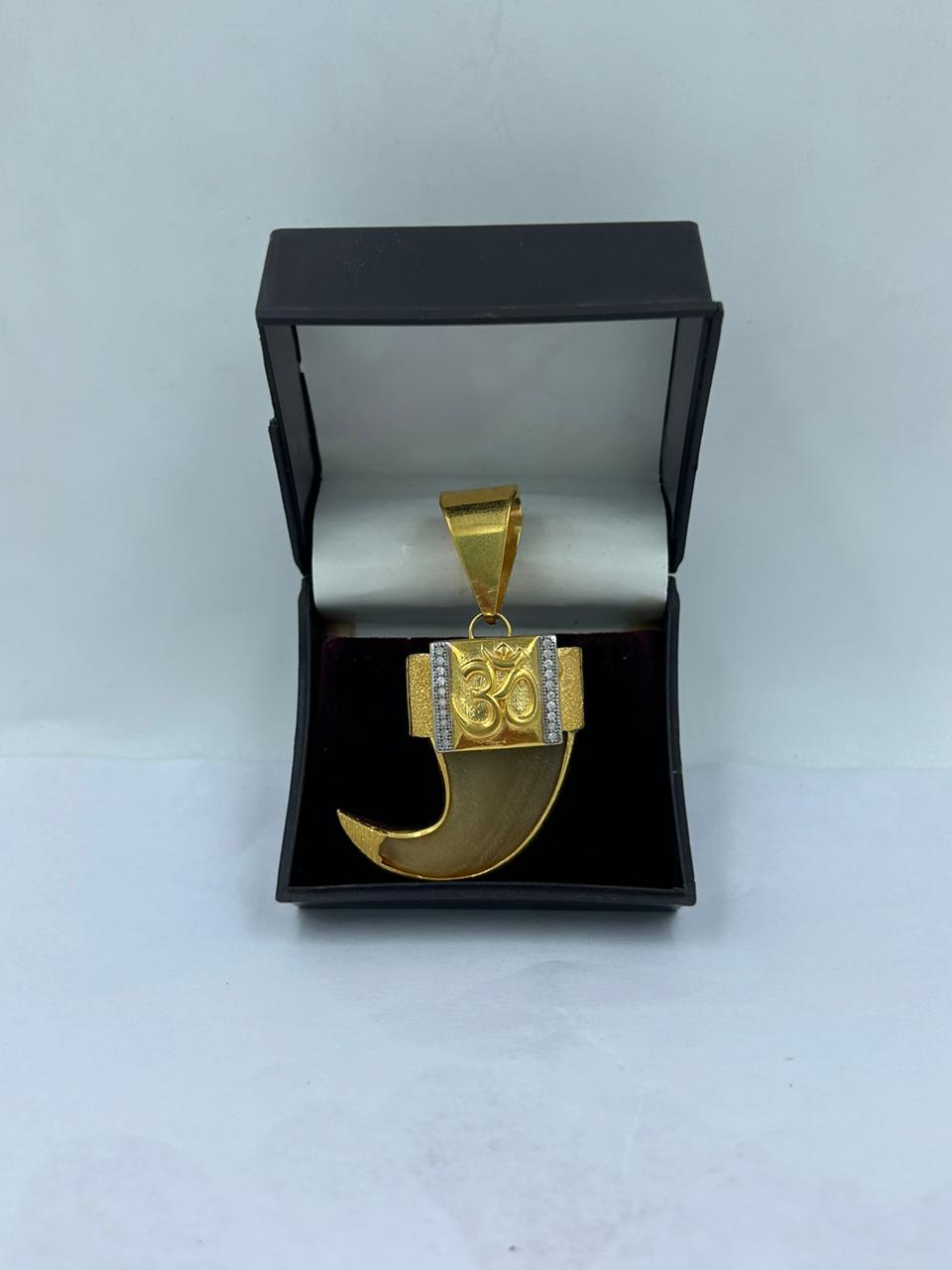 1 GRAM GOLD PLATING OM NAIL PENDANT FOR MEN DESIGN A-45