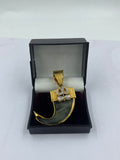 1 GRAM GOLD PLATING TRISHUL NAIL PENDANT FOR MEN DESIGN A-39