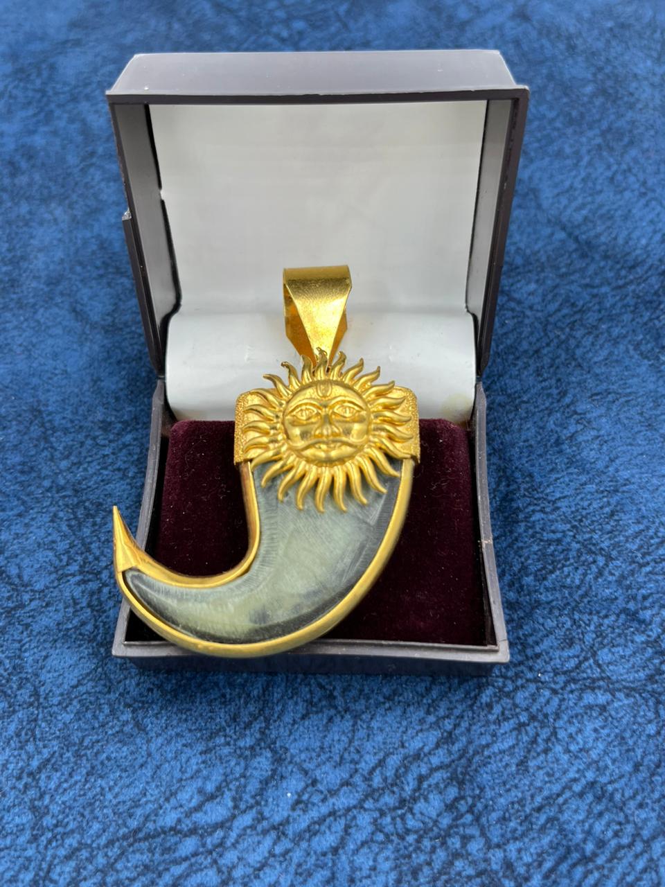 1 GRAM GOLD PLATING SURYA NAIL PENDANT FOR MEN DESIGN A-65