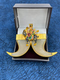 1 GRAM GOLD PLATING MELDI MAA DUAL NAIL PENDANT FOR MEN DESIGN A-75
