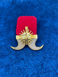 1 GRAM GOLD PLATING SURYA DUAL NAIL PENDANT FOR MEN DESIGN A-83