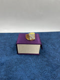 1 GRAM GOLD PLATING DIAMOND RING FOR MEN DESIGN A-375