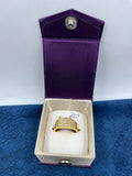 1 GRAM GOLD PLATING DIAMOND RING FOR MEN DESIGN A-382