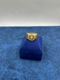 1 GRAM GOLD PLATING DIAMOND RING FOR MEN DESIGN A-384